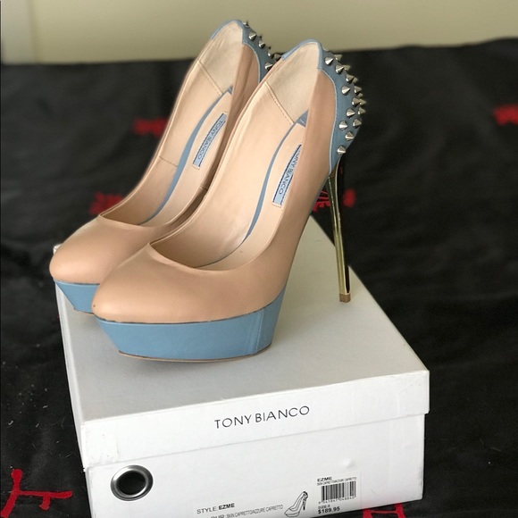Tony Bianco Shoes - Tony Bianco pastel studded Stilettos